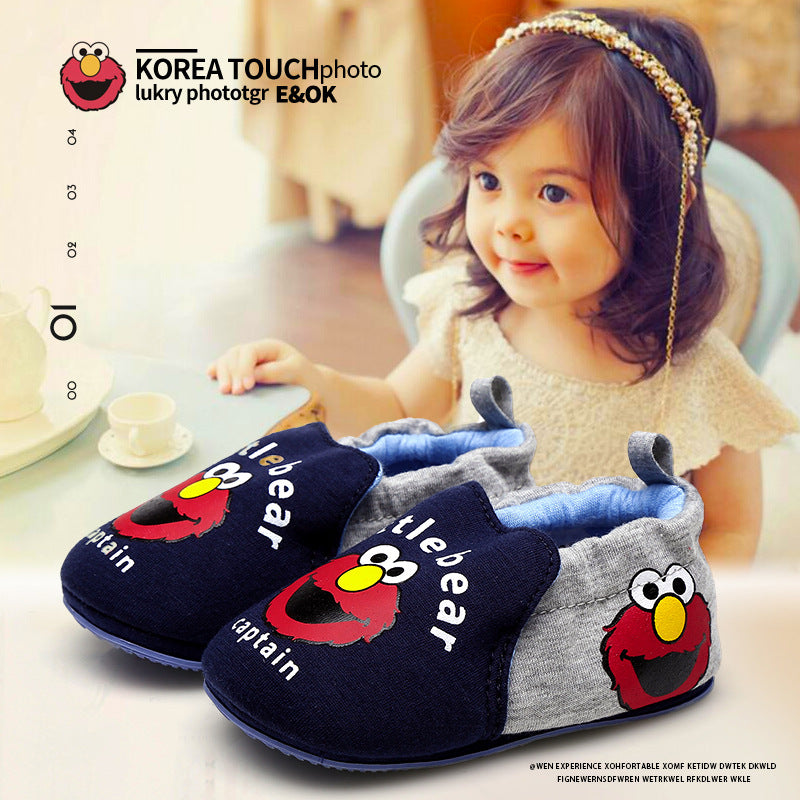 Bébé Soft Bottom Chaussures pour tout-petit 0-1-2 ans Vieux Garçons et Filles Mode Accueil Non-dérapant