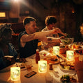 12-Pack Lantern Table Decor So Happy You're Here