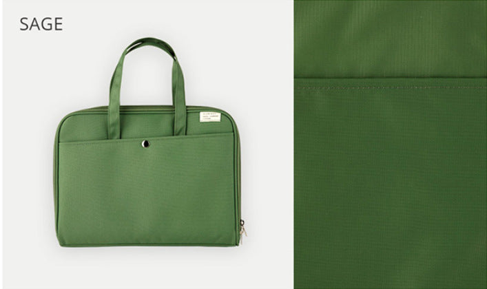 Sac d'ordinateur portable absorbant les chocs de couleur solide