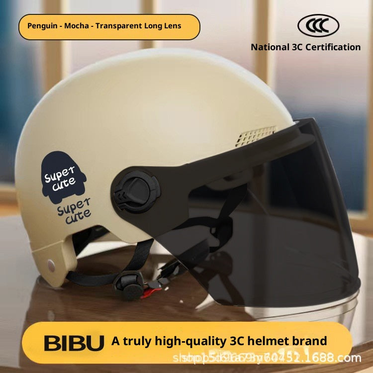 Unisex Four Seasons Electric Scooter Safety Helmet