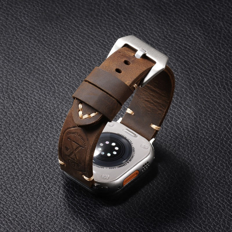 Bracelet de montres en cuir série homme