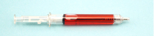 Syringe Syringe Publicité Syringe stylo à bille