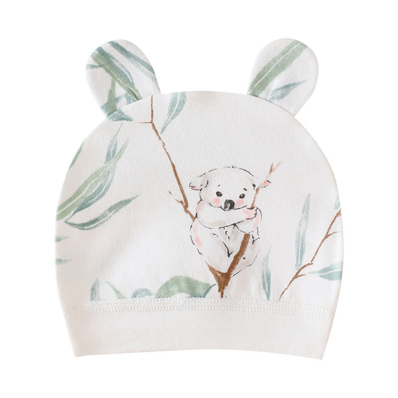 Chapeau bébé porte de protection en coton double couche