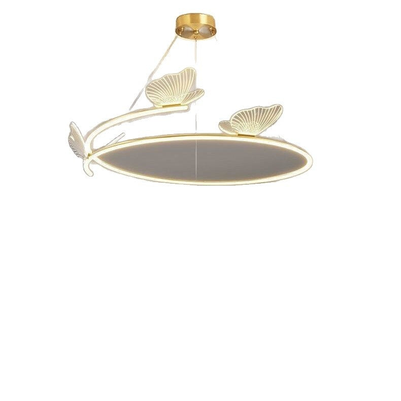 Minimaliste multi-tête pendentif LED salle à manger Chandelier avec cadre en aluminium et les lampes ABS