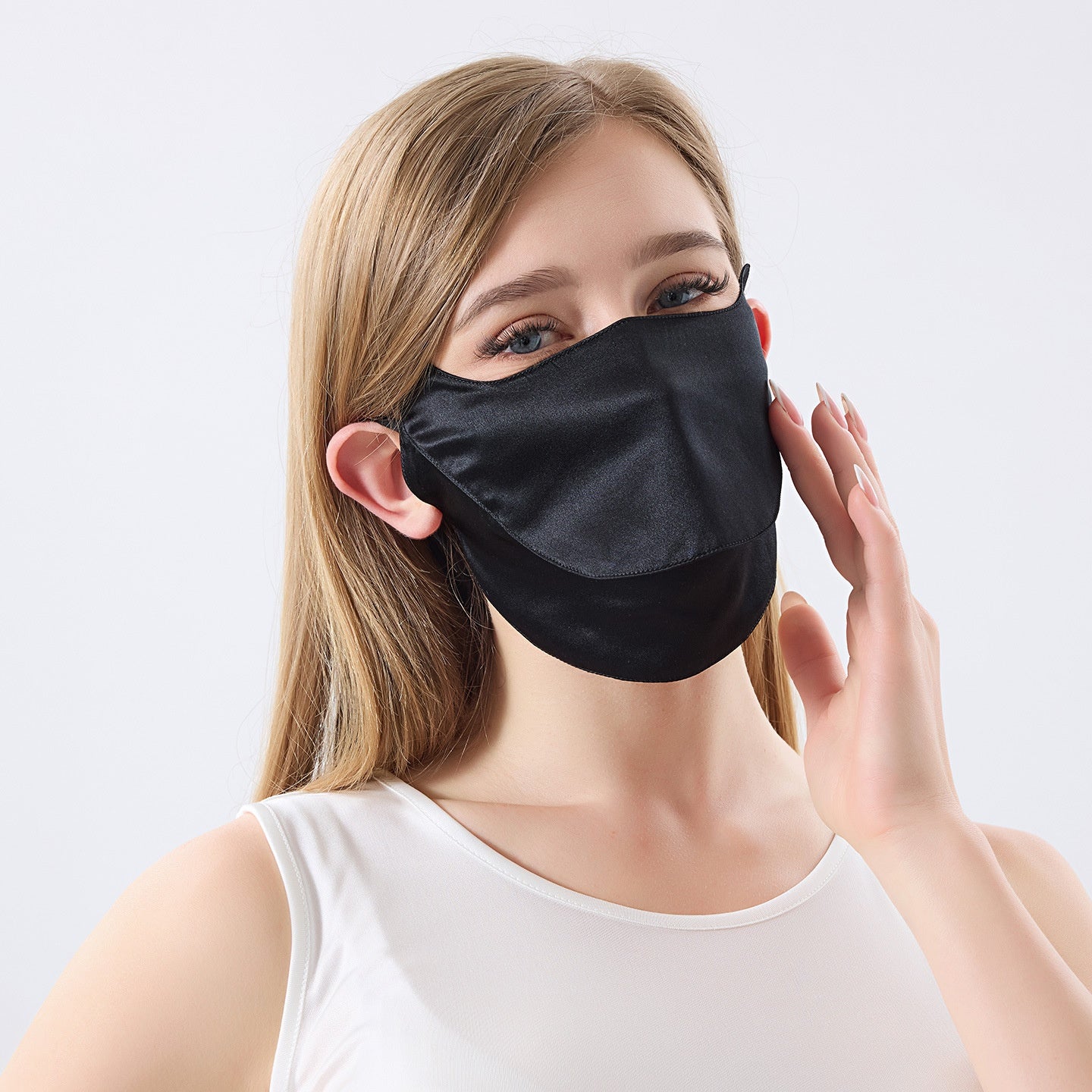 Masque de protection solaire ouvert pour les femmes