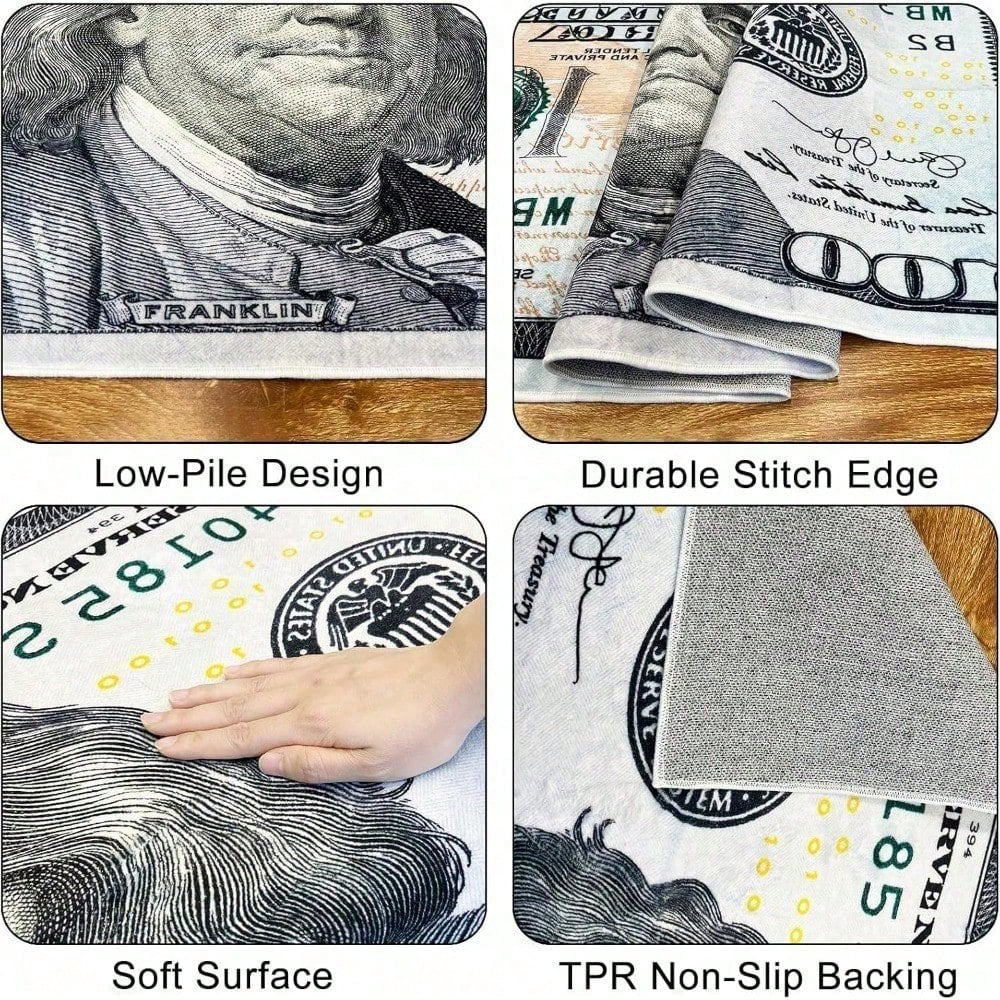 Zone de conception de cent dollars Rug