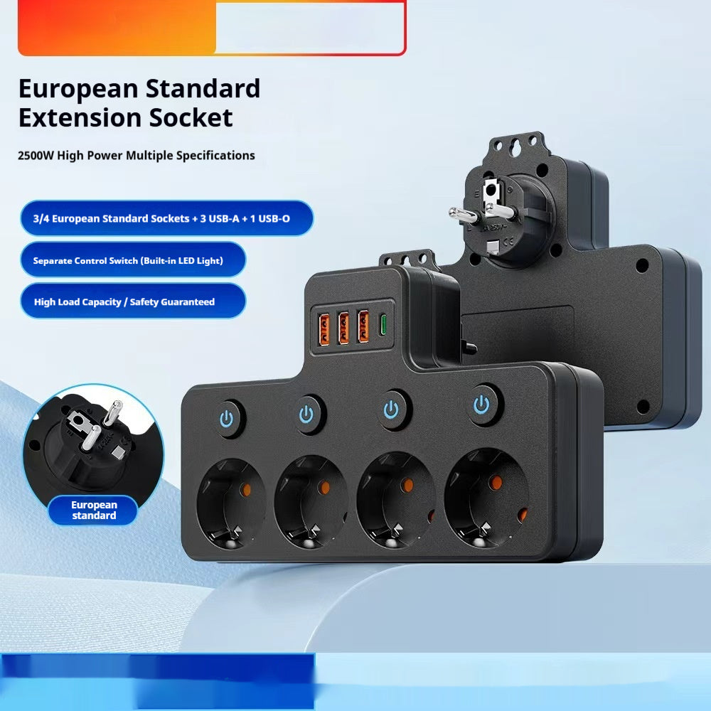 Connecteur de ligne d'alimentation domestique standard européen