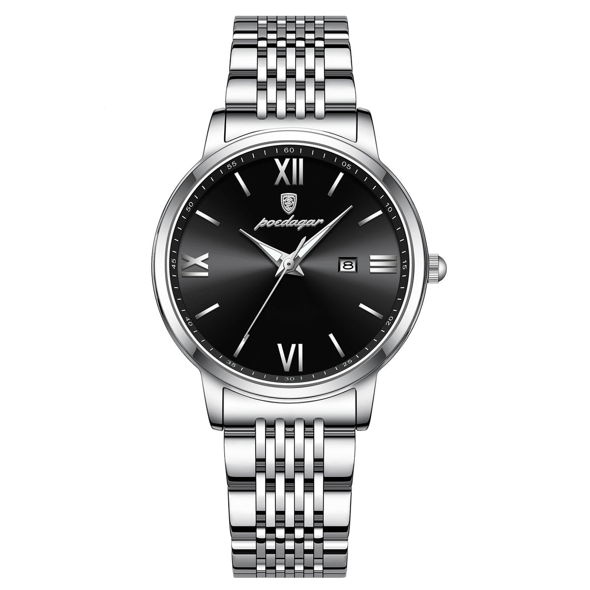 Montre de mode lumineuse ultra-mince pour femme