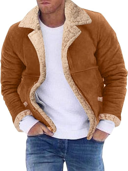 Veste rembourrée intégrée en fourrure pour homme de mode