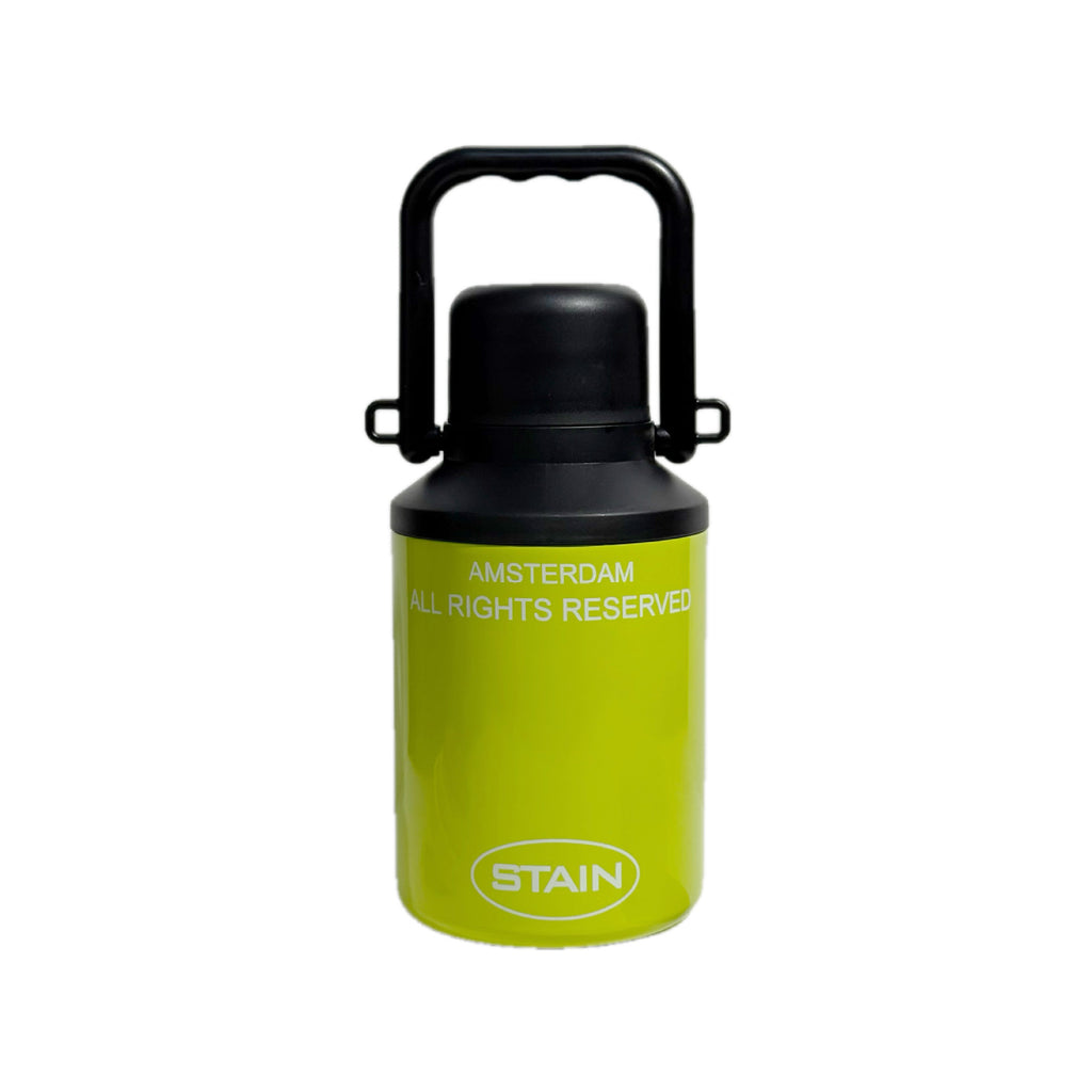 Bouteille d'eau portative sport de fitness avec paille et poignée