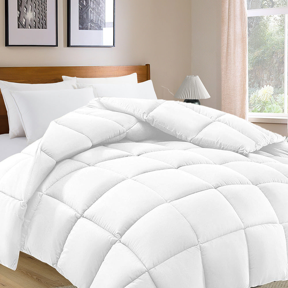 Five-Star Hotel Duvet Insert 200GSM Quilted Square Pattern All-Season Comforter