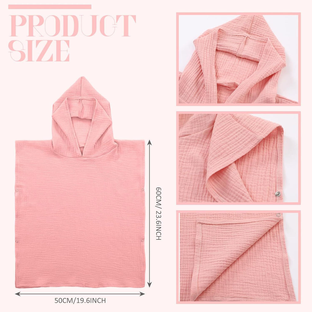 Serviette de plage pour enfants en peignoir de 4 saisons