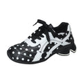 Femmes Vintage Noir Polka Dot Allemand Chaussures de formation Caché talon Casual Sport Sneakers Pre