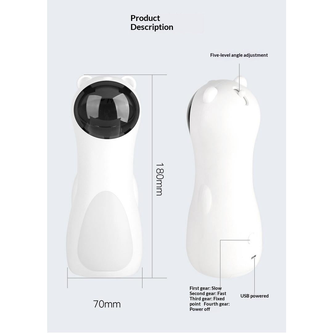 Jouet automatique de chat laser multi-angle pour chat.