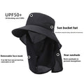 Chapeau Homme d'ombre solaire Chapeau Pêcheur Big Brim Chapeau de pêche résistant au soleil