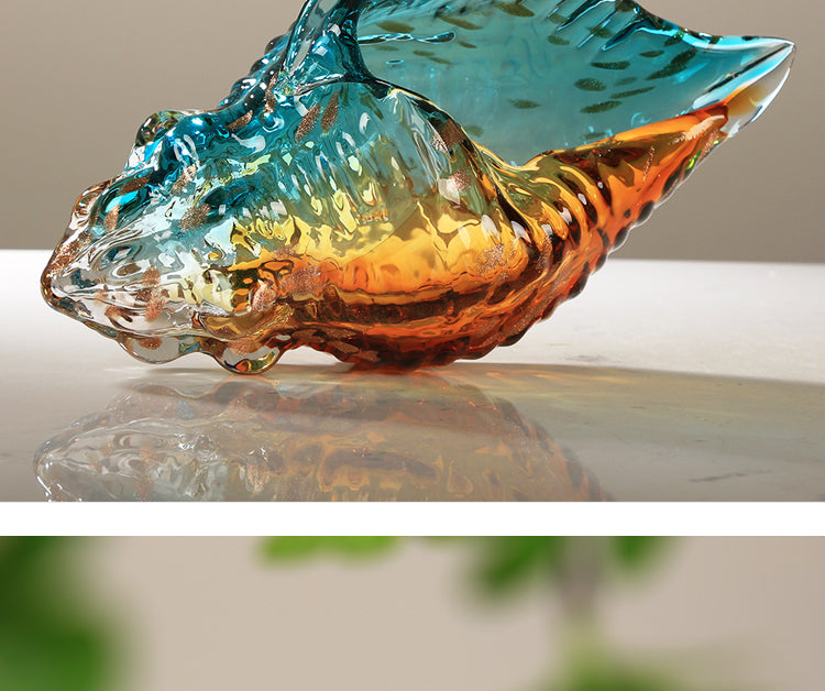 Léger Luxury Colored Glaze Colorful Conch Décorations