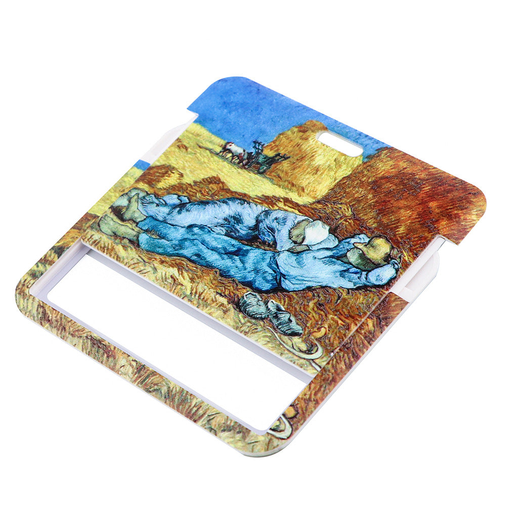 Van Gogh Starry Sunflower Téléphone portable Couverture de carte