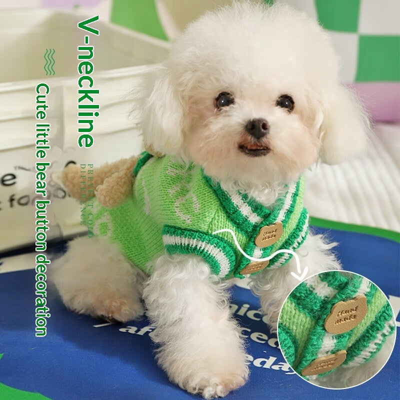 Vêtements de chien Automne Bichon Frise Puppy Chandail