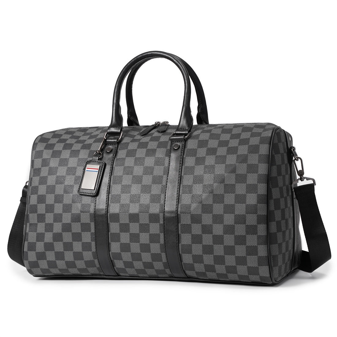 Grande capacité de courte distance Crossbody Bag Coréen Plaid Travel Sac à main
