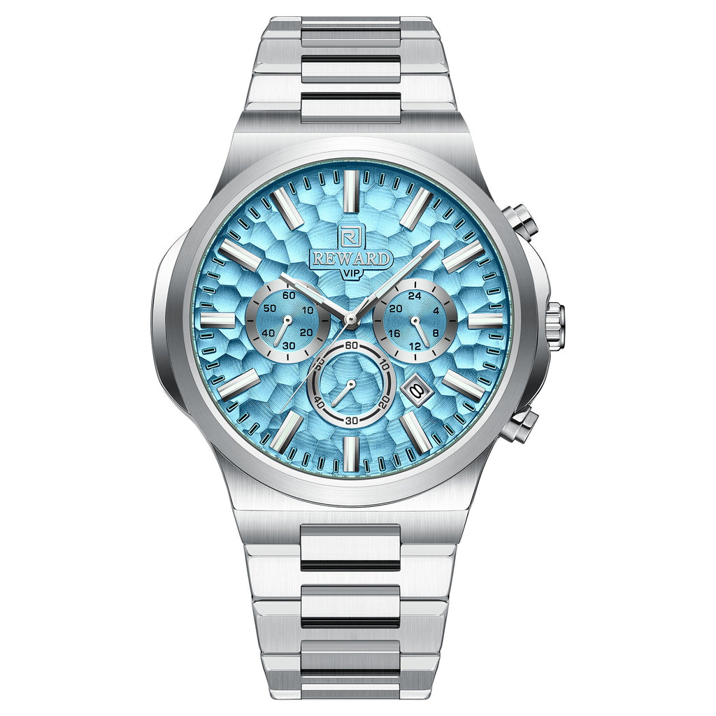 Lumineux Imperméable Multifonctionnel Quartz Homme Montre