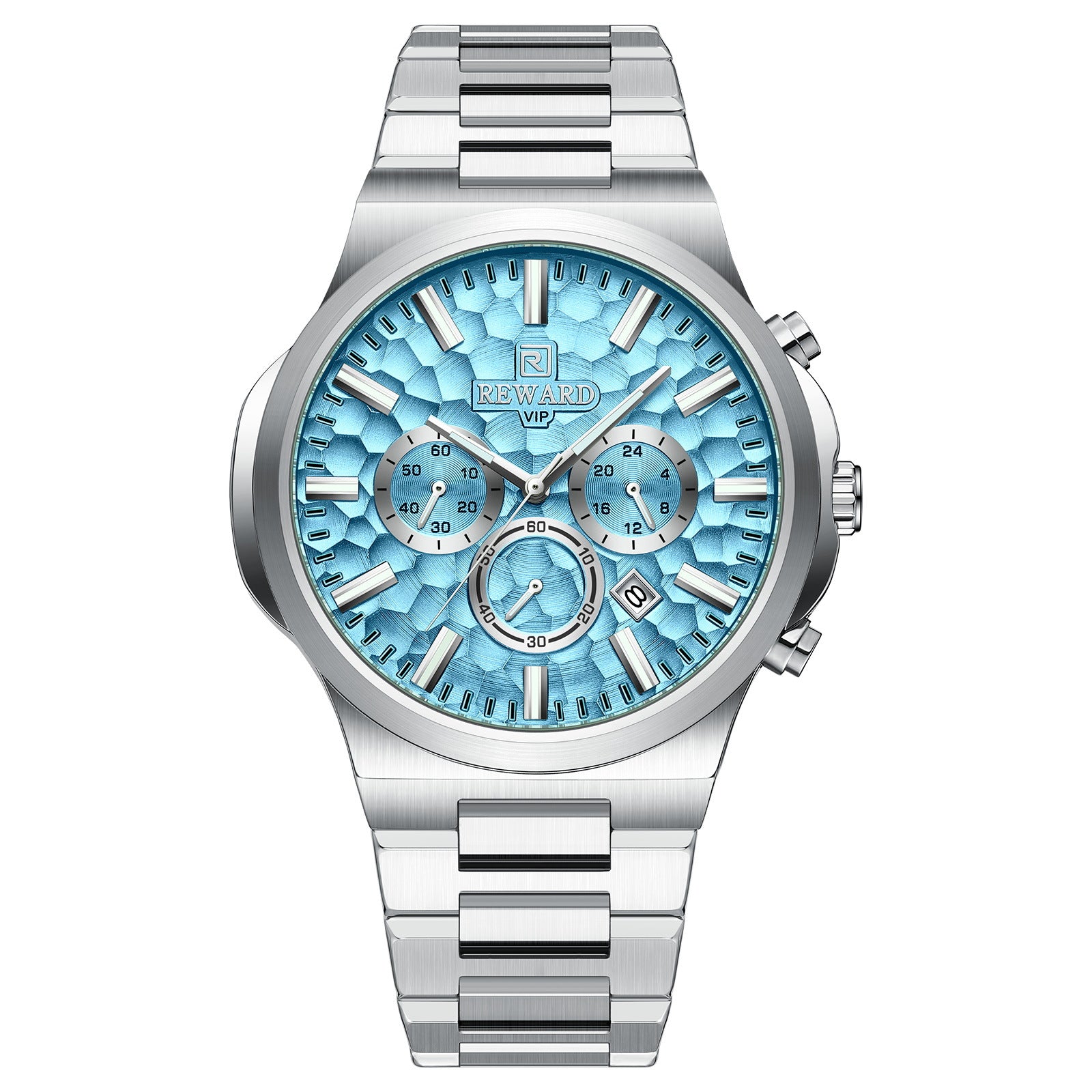 Lumineux Imperméable Multifonctionnel Quartz Homme Montre