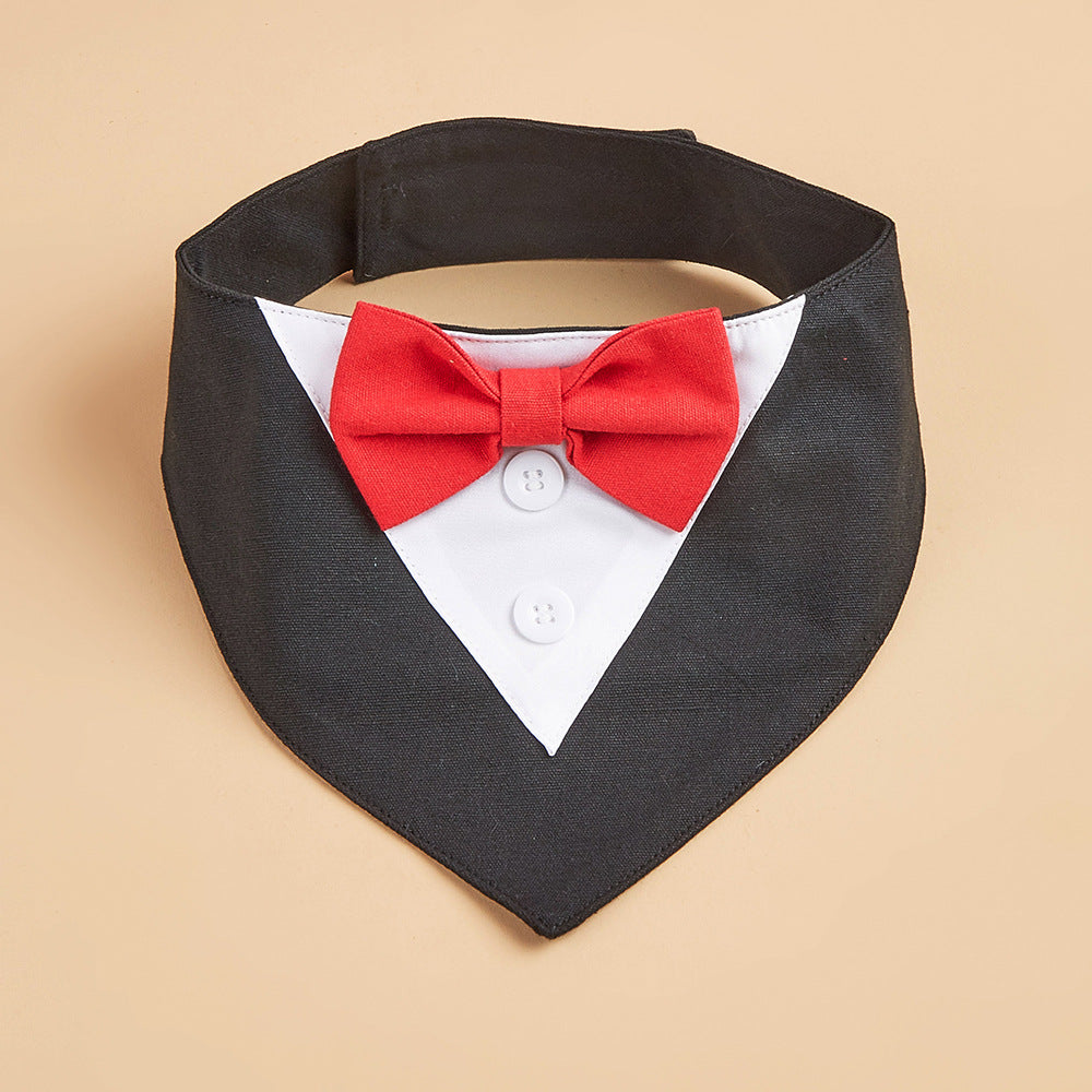 Bibe de chien de style britannique pour les mariages