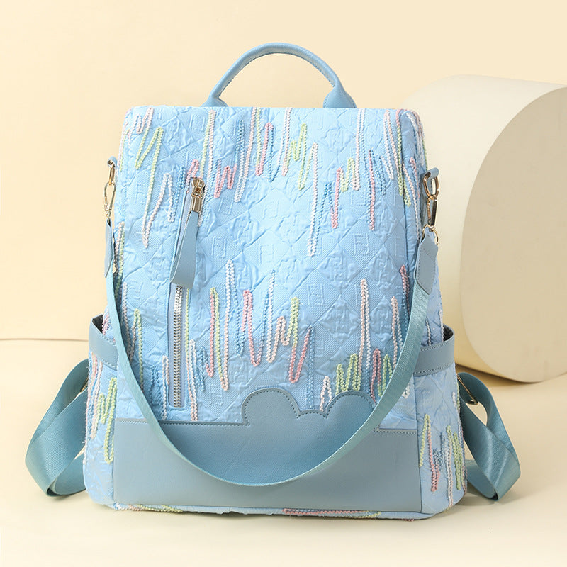 Sac à dos multifonctionnel léger et fashionable pour femme