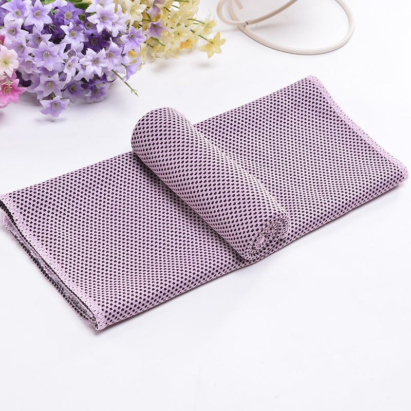 Serviette de glace à double couche de refroidissement d'été