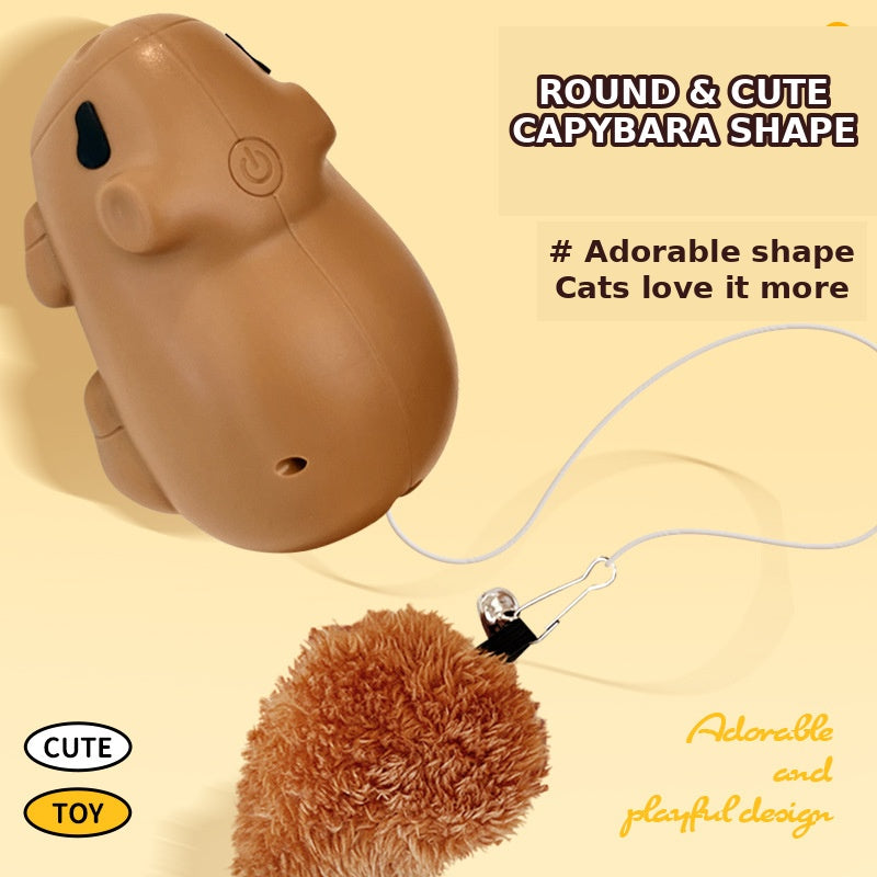 Cat Interactive Toys Sensor-Activated Automatic Interactive Capybara Exercice de chat intelligent