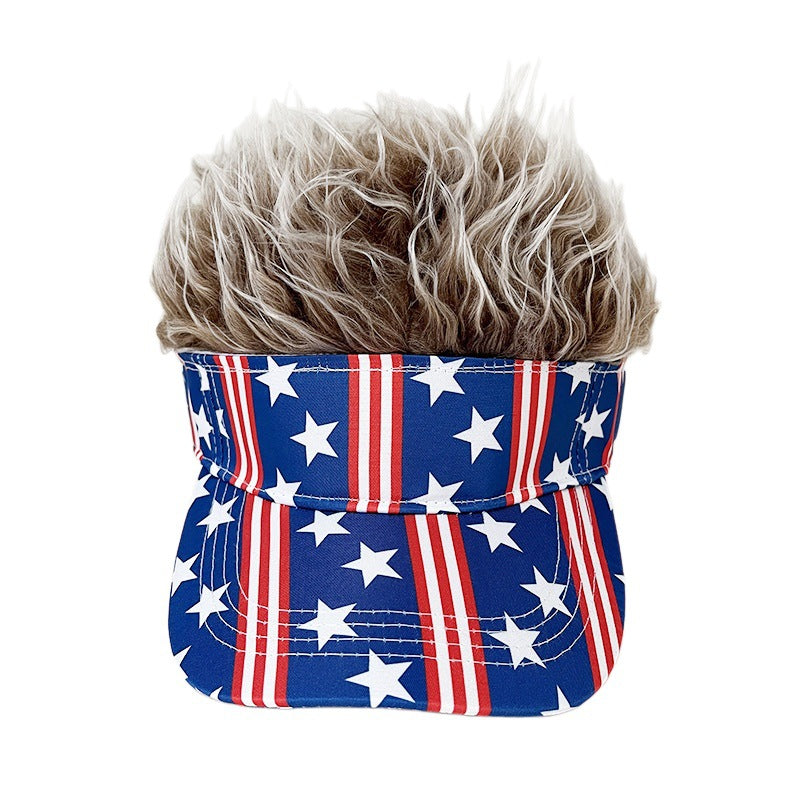 Cap de baseball 250e anniversaire de simulation Cap de baseball synthétique court Cap de baseball Spiked