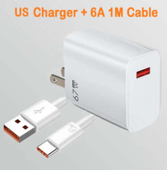 Chargeur USB à charge rapide 67W GaN