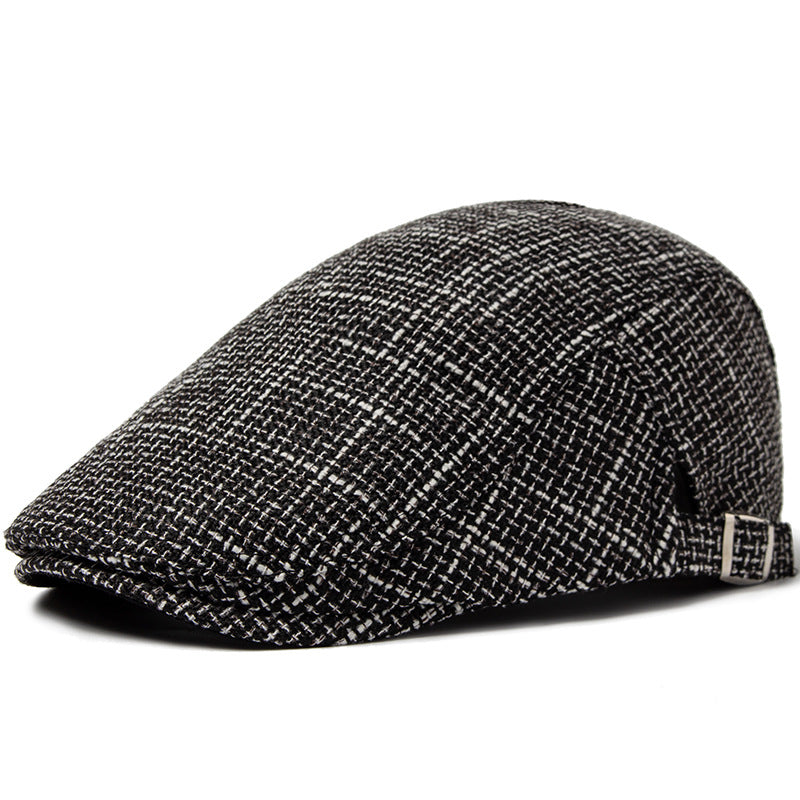 Homme respirant Rétro casual coton et lin Beret