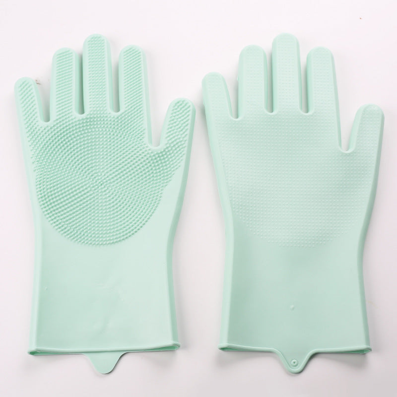 Gants de bain portatifs pour animaux domestiques anti-rayure et anti-Bite