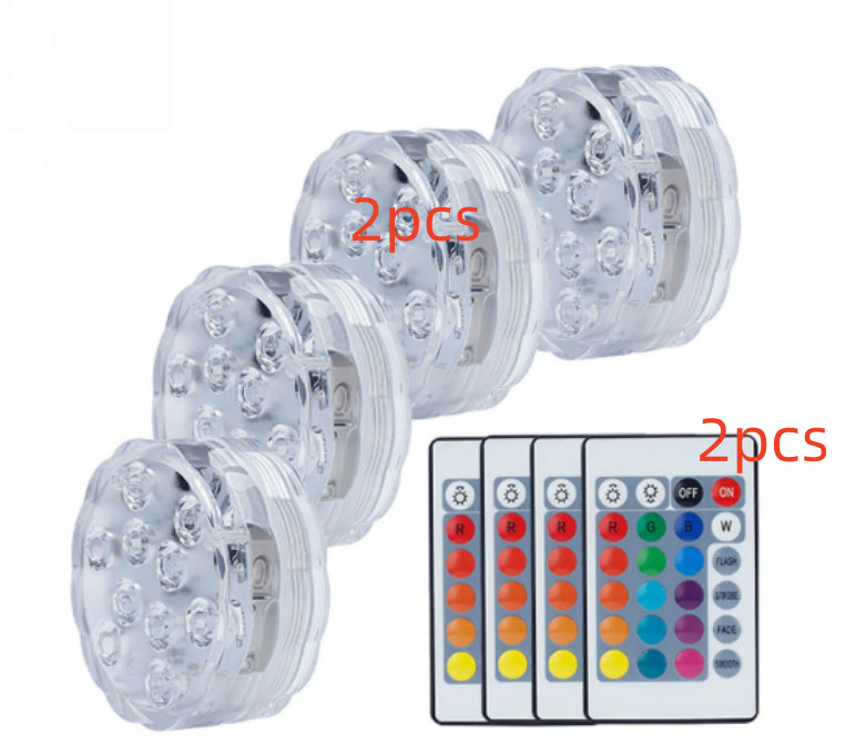 13 LED lumière submersible pour piscine Fontaine de jardin salle de bains IP68 imperméable