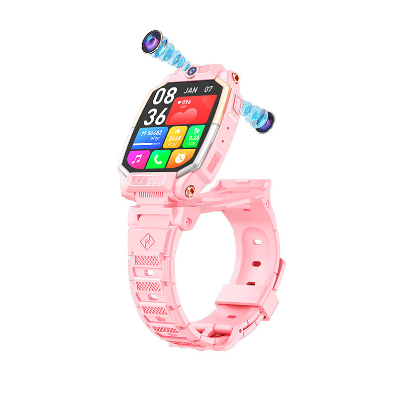 Montre téléphonique pour enfants avec double caméra tournante Et la vidéo HD appelant Smartwatch