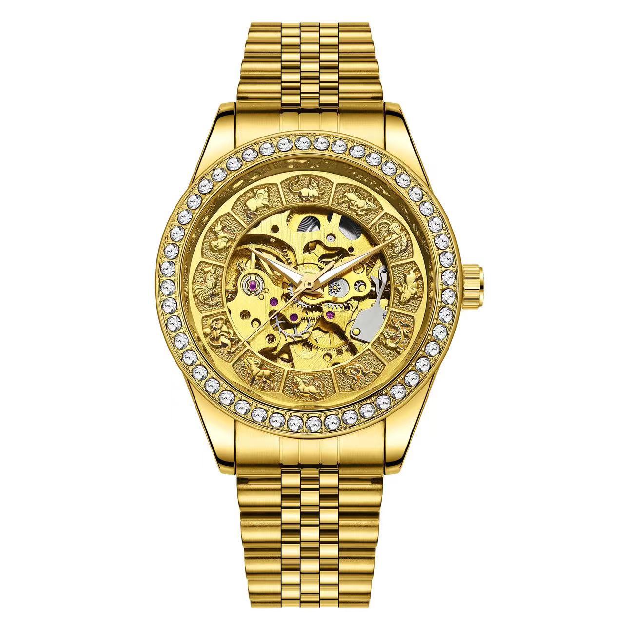 Montre mécanique étanche pour hommes Business Automatic