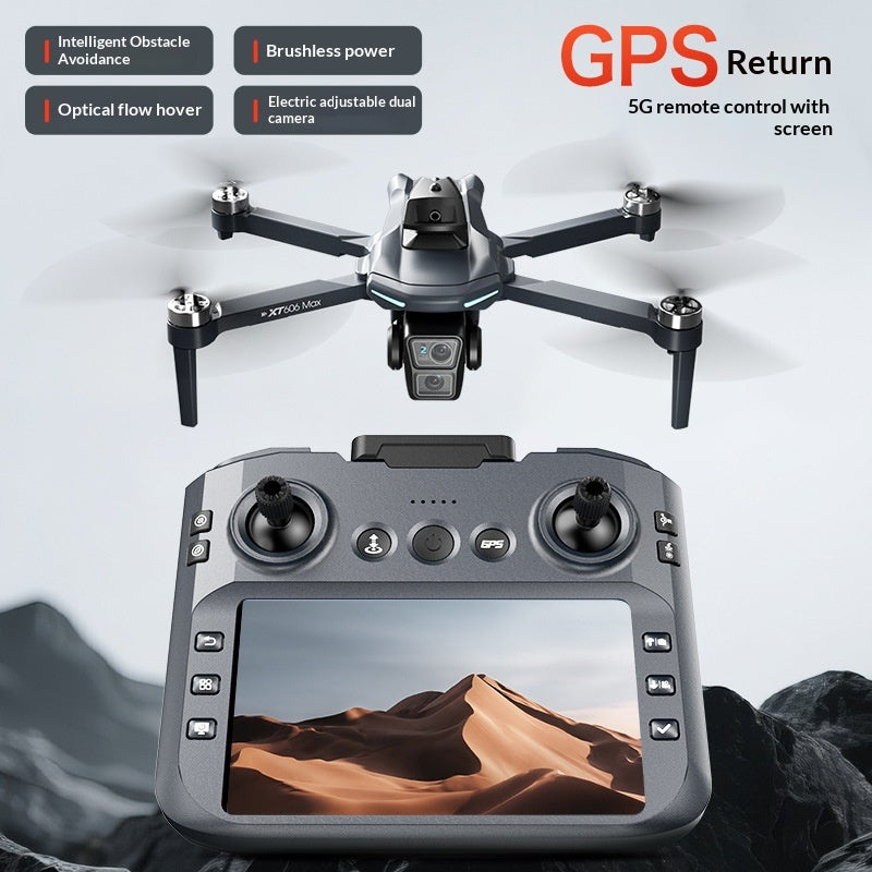 Grand écran Photographie aérienne Télécommande Airplane Toy Quadcopter