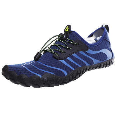 Belles chaussures en amont chaussures hommes wading de plein air chaussures dames cinq doigts de plage chaussures