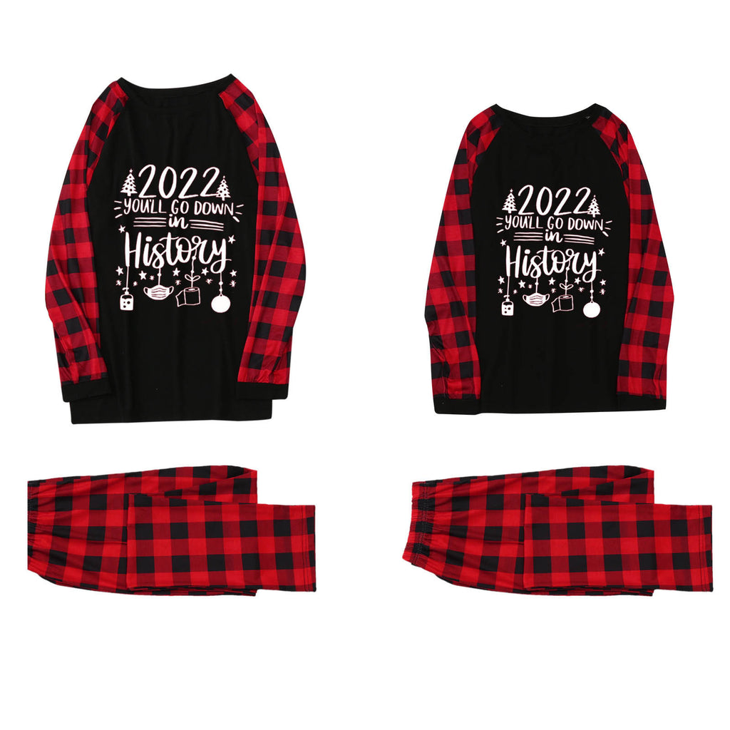 Cartoon Elk Imprimer Accueil Vêtements Pajamas Parent-enfant Porter
