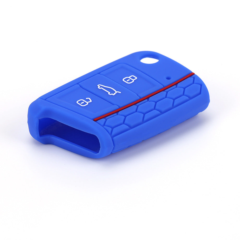 Marque couleur Silicone cas clé voiture cas clé