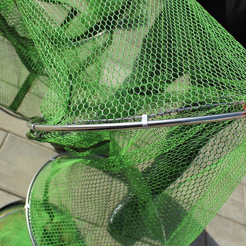 Pêche en acier anneau collé et épaissé séchage rapide Anti-hanging pêche Net Pocket