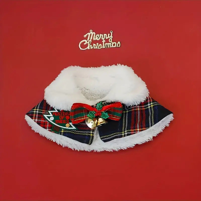 Chat Chêne de Noël chien Châle animal chaud écharpe