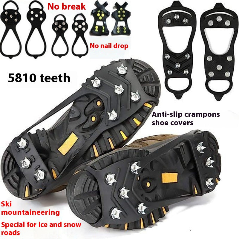 Randonnée en plein air Camping Anti-dérapant Chaussures Studs