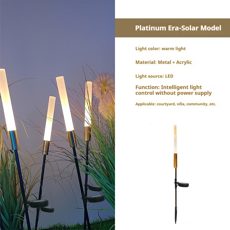 Lampe de pelouse à LED solaire extérieure