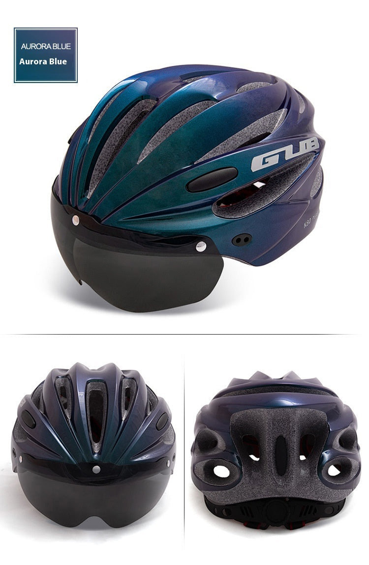 Casque d'équitation intégré VTT Gants magnétiques