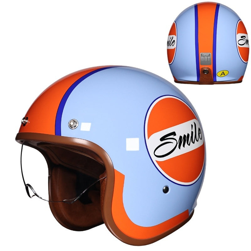 Retro demi-casque 34 Casque moto