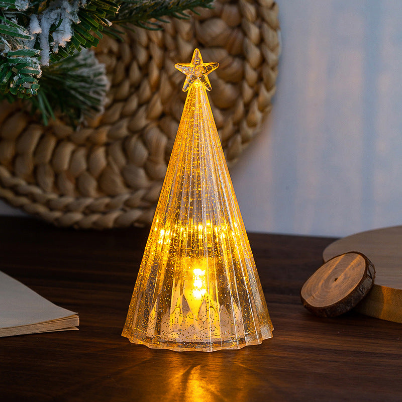 Décorations de Noël Ornements de bureau Arbre de Noël lumineux lumières de nuit Cr pour enfants