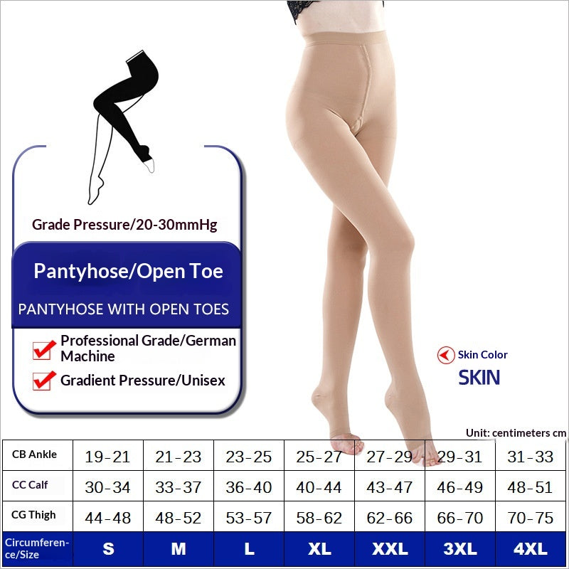 Chaussettes professionnelles de compression élastique Sports