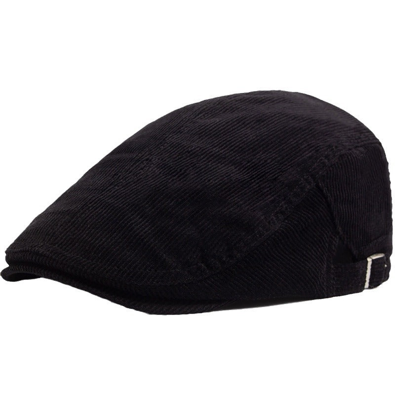 Corduroy d'automne et d'hiver avec deux chapeaux