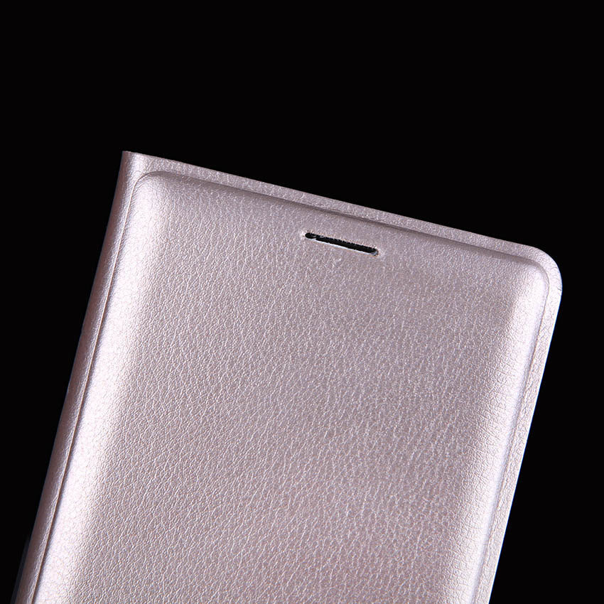 Étui de téléphone flip carte en cuir